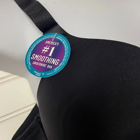 Vanity Fair Beauty Back Black Bra-44B - Picture 3 of 9